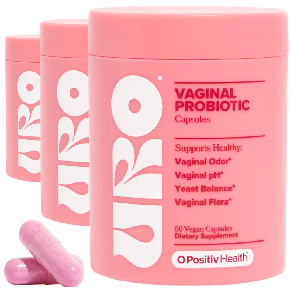 URO Vaginal Probiotics for Women, Healthy Odor & pH Balance, 2-Month Supply