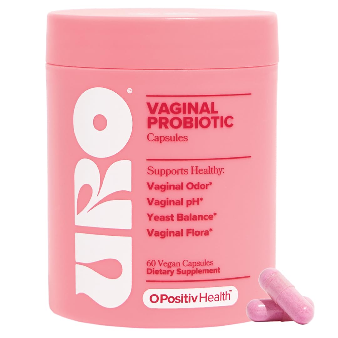 URO Vaginal Probiotics for Women, Healthy Odor & pH Balance, 2-Month Supply