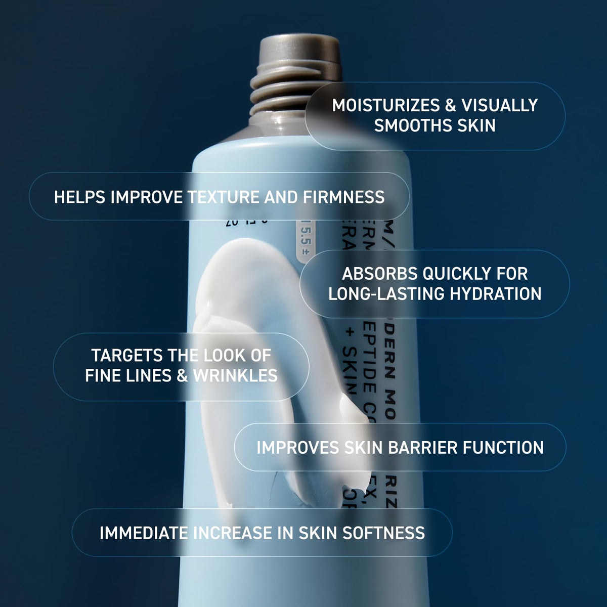 Prequel Skin AM/PM Modern Moisturizer – Hydrating Face Cream with Peptides, Ceramides & Glycerin for Dry, Sensitive, or Combination Skin – Non-Greasy Moisturizer for Barrier Support