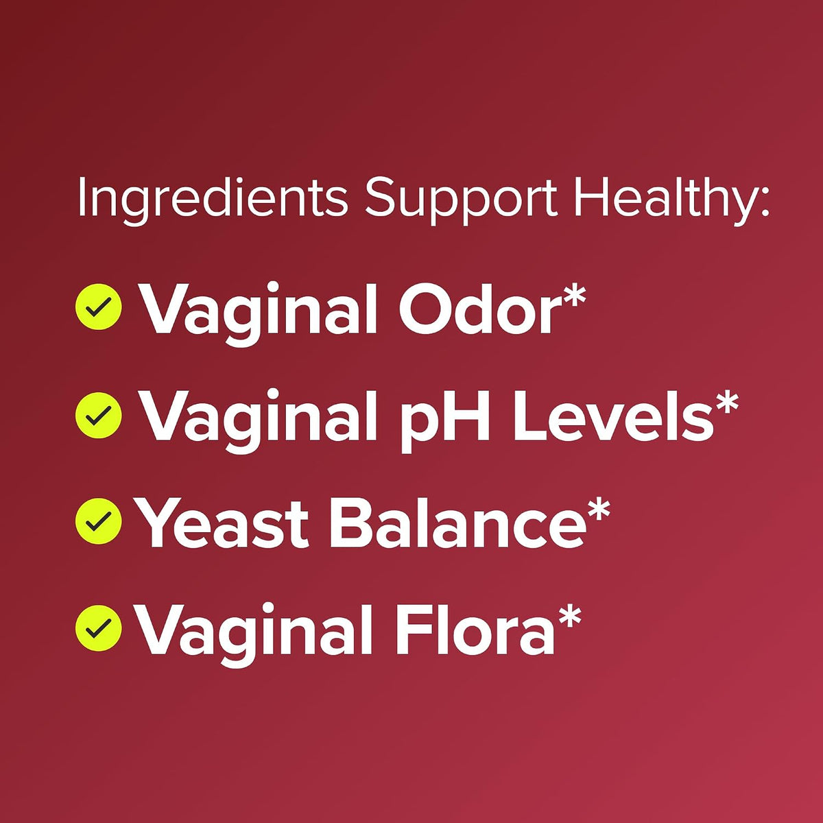 URO Vaginal Probiotics for Women, Healthy Odor & pH Balance, 2-Month Supply