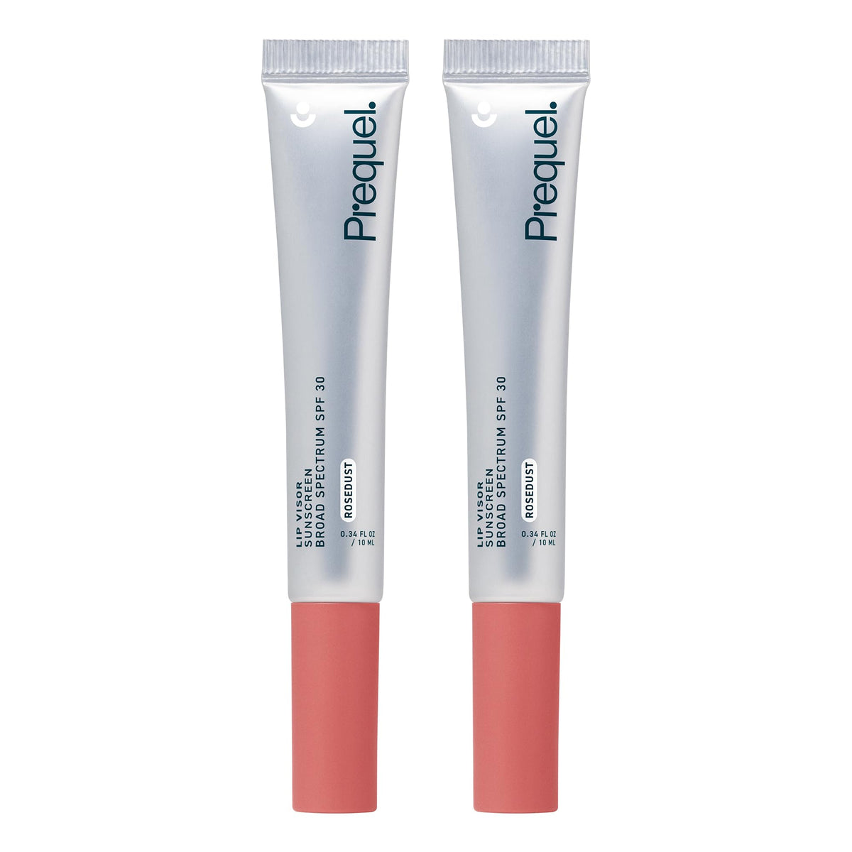 Prequel Skin Lip Visor, Clear Lip Balm with SPF 30 PA+++. Mint Flavored with Non-Sticky Finish – Moisturizing Semi Gloss Balm Sunscreen for Daily Use - 2 Pack